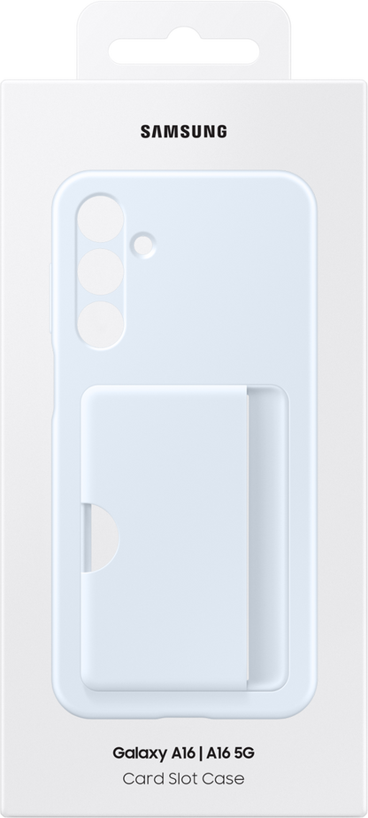Case for Samsung Galaxy A16 5G A166 / A16 4G A165, Card Slot Case, Blue EF-OA166TLEGWWW 