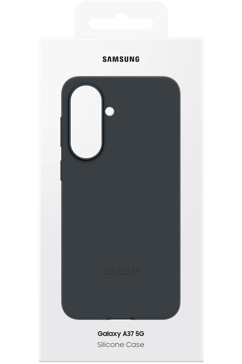 Case for Samsung Galaxy A37 5G, Silicone Case, Black EF-PA376CBEGWW