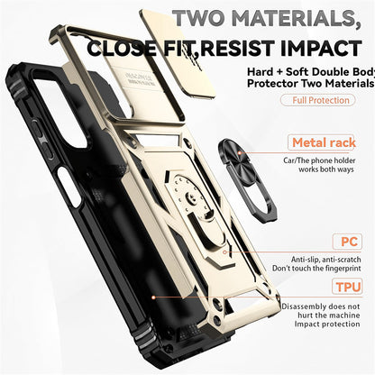 Case for Samsung Galaxy A05s A057, Techsuit, CamShield, Gold