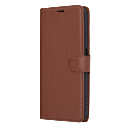 Case for Samsung Galaxy A05s A057, Techsuit, Leather Folio, Brown