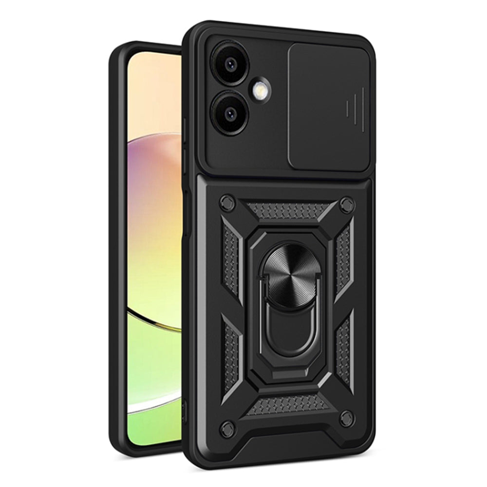 Case for Samsung Galaxy A06 A065, Techsuit, CamShield, Black
