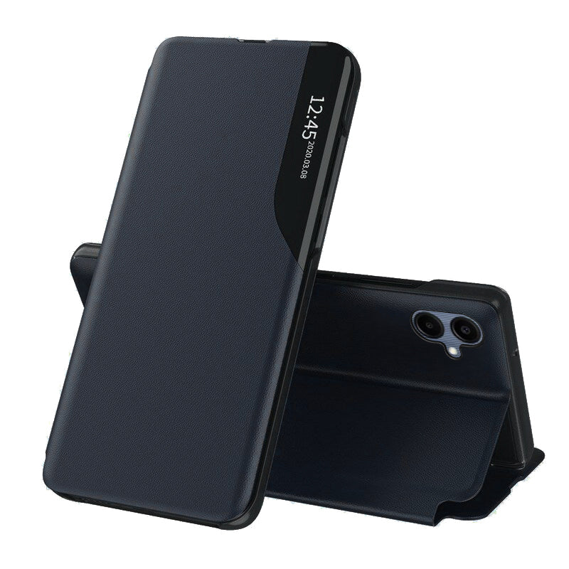 Case for Samsung Galaxy A06 A065, Techsuit, eFold, Dark Blue