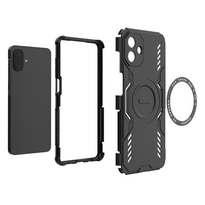 MagSafe Case for Samsung Galaxy A07 4G A075, Techsuit, ArmorMag, Black