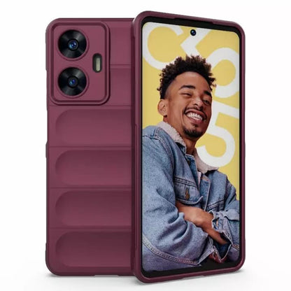 Case for Samsung Galaxy A07 4G A075, Techsuit, Magic Shield, Burgundy