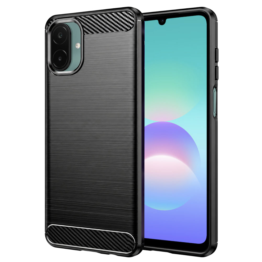 Case for Samsung Galaxy A08 4G A085 / A07 5G A076, Techsuit, Carbon, Black