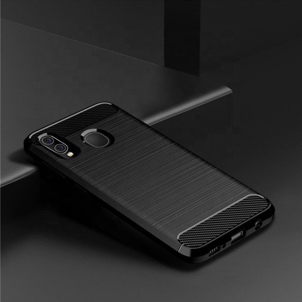 Case for Samsung Galaxy A10 A105 / M10 M105, Techsuit, Carbon, Black