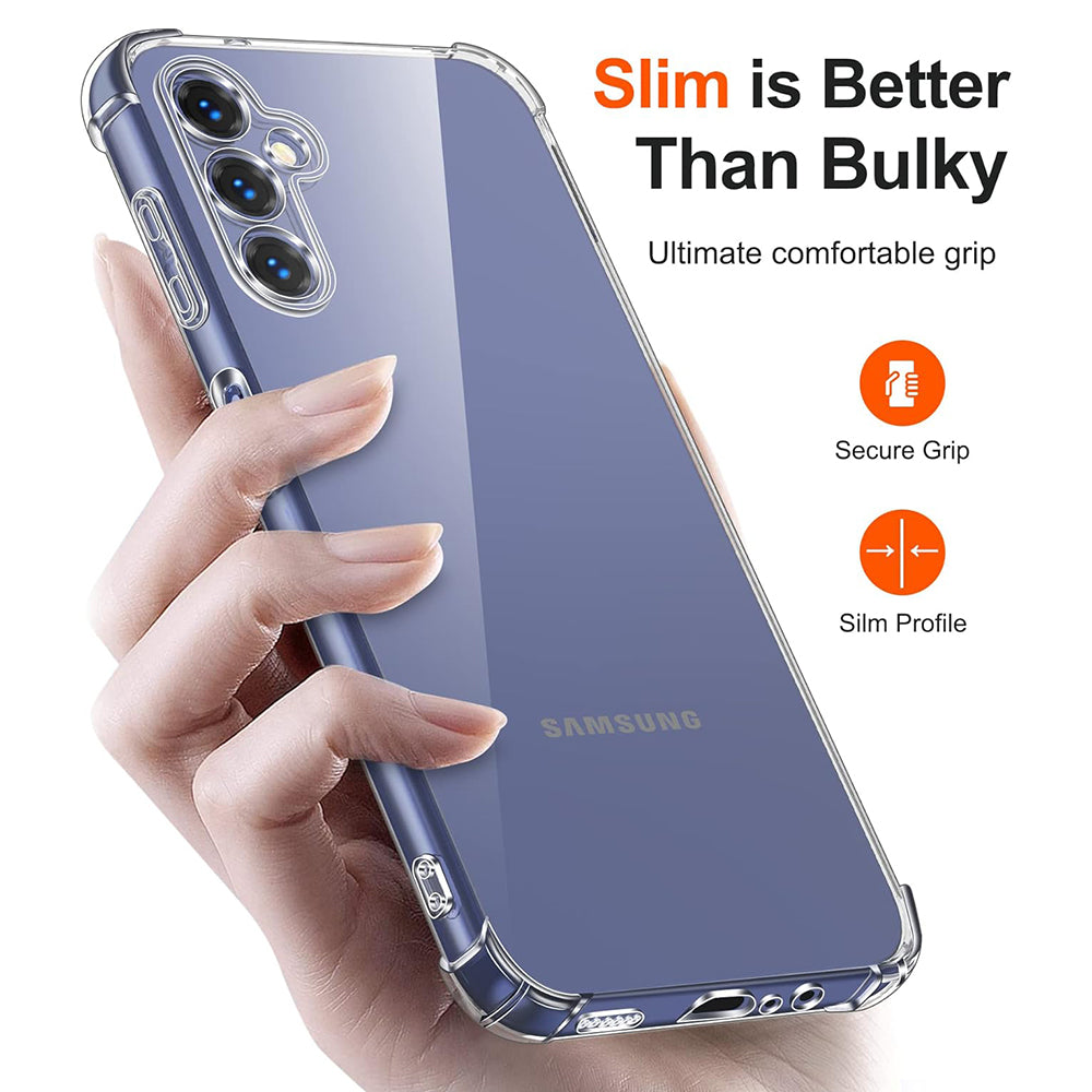 Case for Samsung Galaxy A10 A105, Techsuit, Shockproof Clear, Transparent