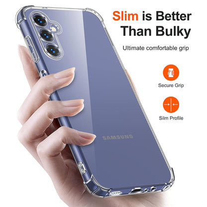 Husa pentru Samsung Galaxy A14 A145 / A14 5G A146, Techsuit, Shockproof Clear, Transparenta
