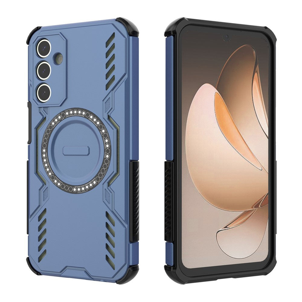 MagSafe Case for Samsung Galaxy A15 5G A156 / A15 A155, Techsuit, ArmorMag, Blue