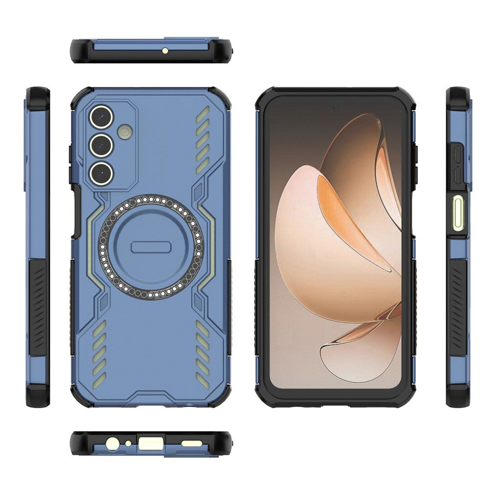 MagSafe Case for Samsung Galaxy A15 5G A156 / A15 A155, Techsuit, ArmorMag, Blue