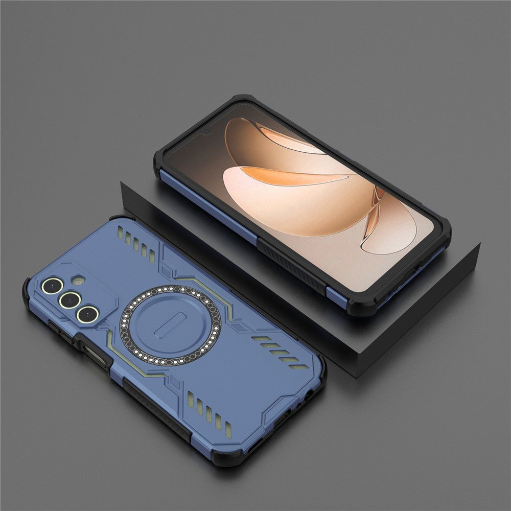 MagSafe Case for Samsung Galaxy A15 5G A156 / A15 A155, Techsuit, ArmorMag, Blue