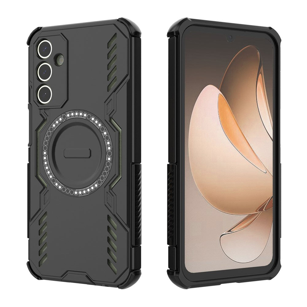 MagSafe Case for Samsung Galaxy A15 5G A156 / A15 A155, Techsuit, ArmorMag, Black