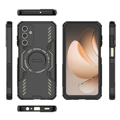 MagSafe Case for Samsung Galaxy A15 5G A156 / A15 A155, Techsuit, ArmorMag, Black