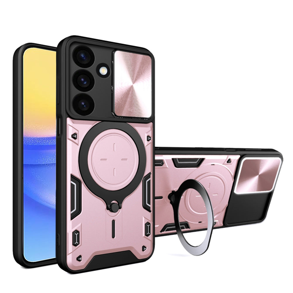 Case for Samsung Galaxy A16 5G A166 / A16 4G A165, Techsuit, CamGuard Pro, Rose Gold