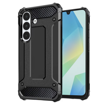 Case for Samsung Galaxy A16 5G A166 / A16 4G A165, Techsuit, Hybrid Armor, Black