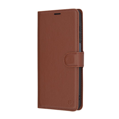 Case for Samsung Galaxy A16 5G A166 / A16 4G A165, Techsuit, Leather Folio, Brown