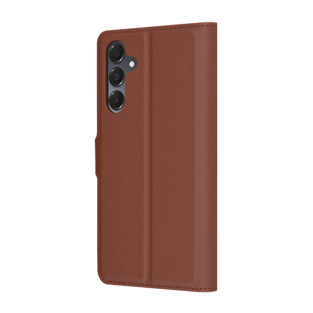 Case for Samsung Galaxy A16 5G A166 / A16 4G A165, Techsuit, Leather Folio, Brown