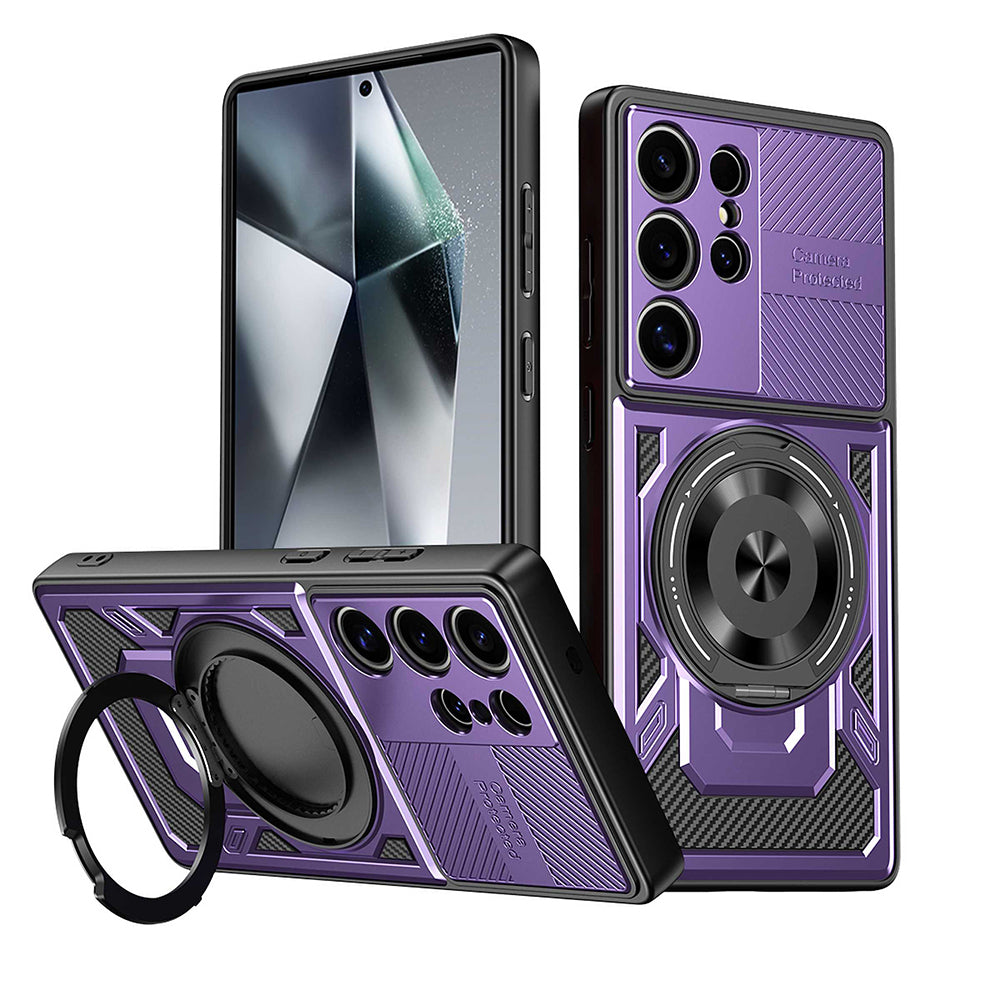 Case for Samsung Galaxy A17 5G, Techsuit, RuggedCam, Purple