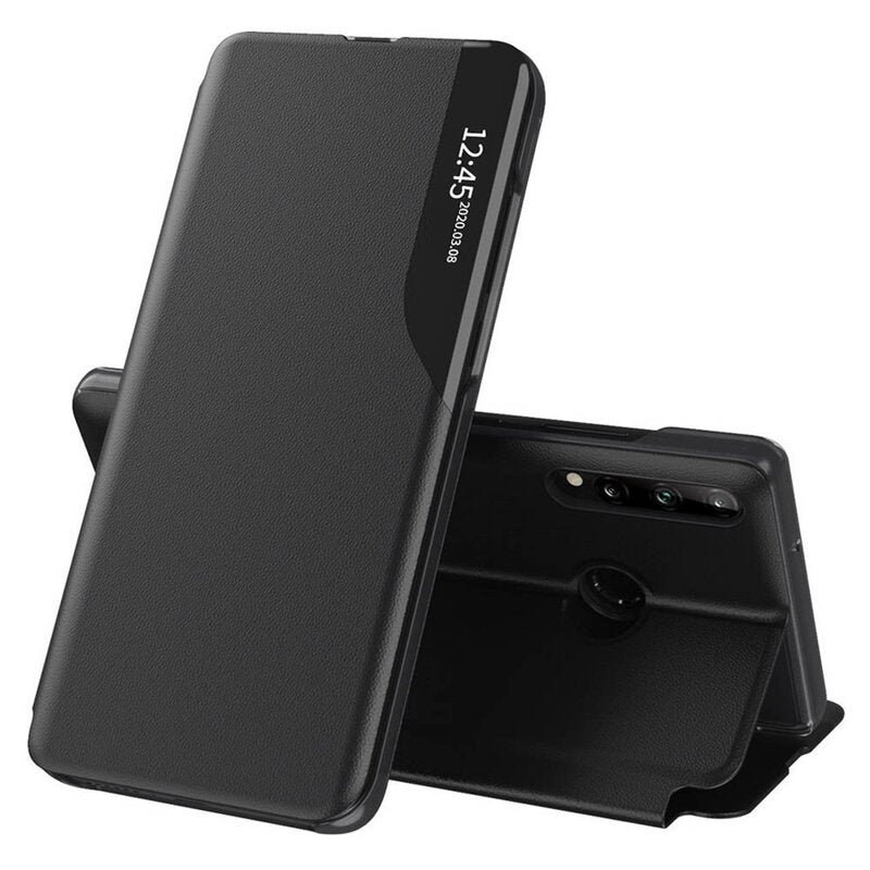 Case for Samsung Galaxy A20s A207, Techsuit, eFold, Black