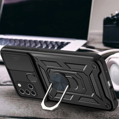 Case for Samsung Galaxy A21s A217, Techsuit, CamShield, Black