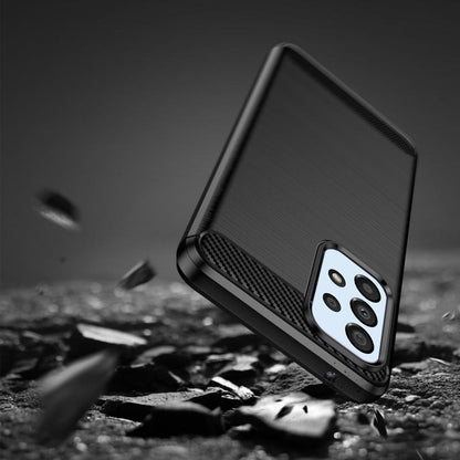 Case for Samsung Galaxy A23 5G A236 / A23 A235, Techsuit, Carbon, Black