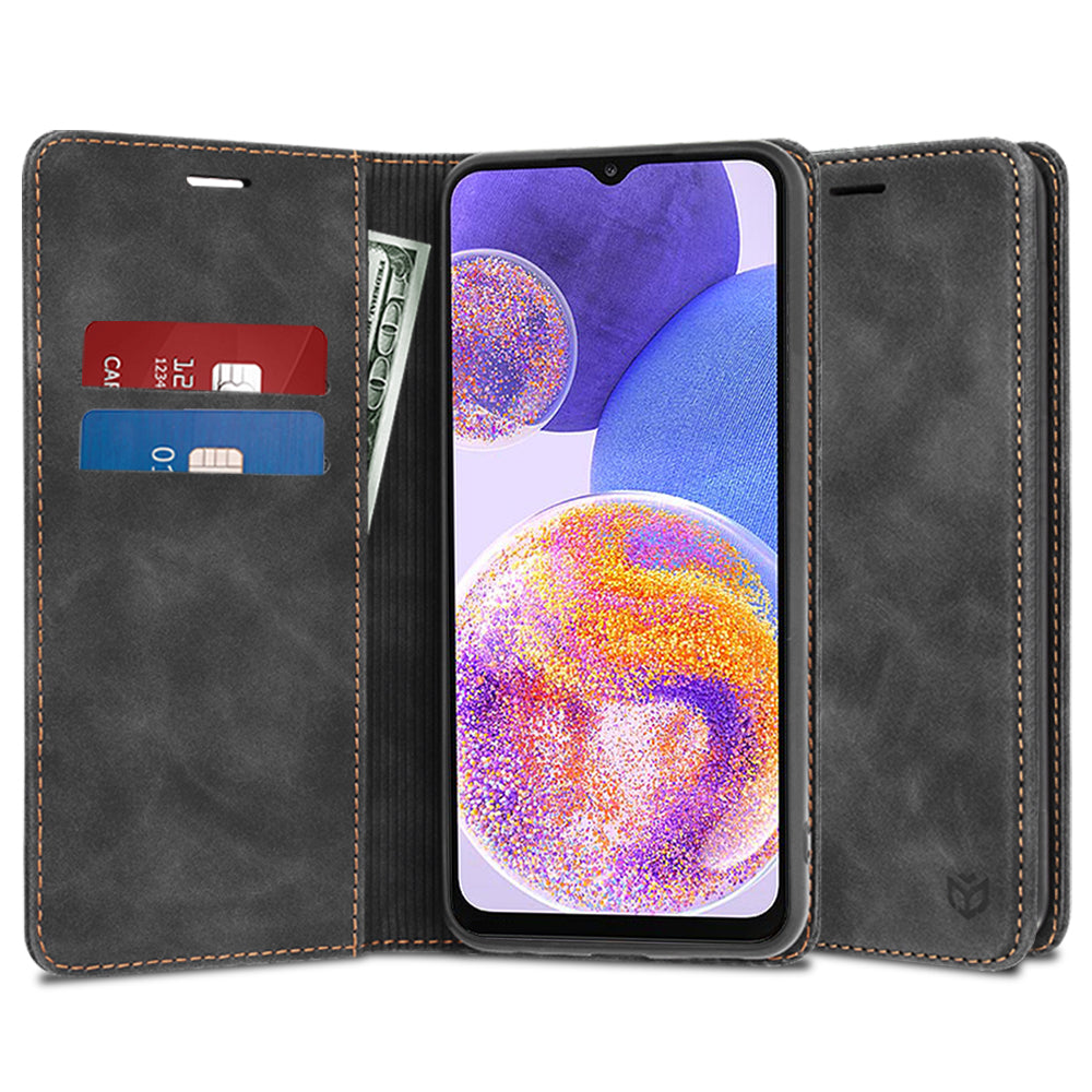 Case for Samsung Galaxy A23 5G A236 / A23 A235, Techsuit, Confy, Black
