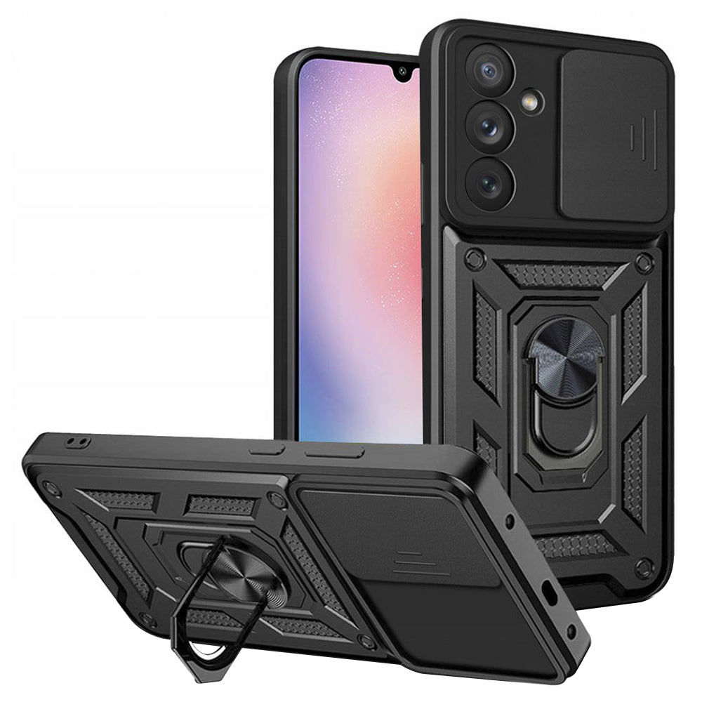 Case for Samsung Galaxy A24 4G A245, Techsuit, CamShield, Black