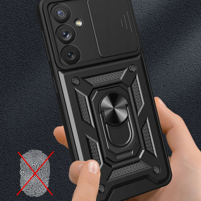 Case for Samsung Galaxy A24 4G A245, Techsuit, CamShield, Black