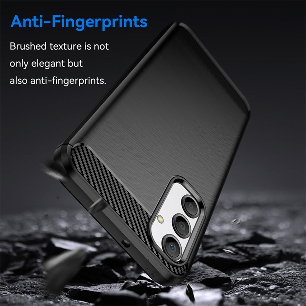 Case for Samsung Galaxy A25 A256, Techsuit, Carbon, Black