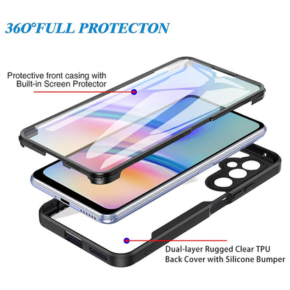 Case for Samsung Galaxy A25 A256, Techsuit, ColorVerse 360, Black