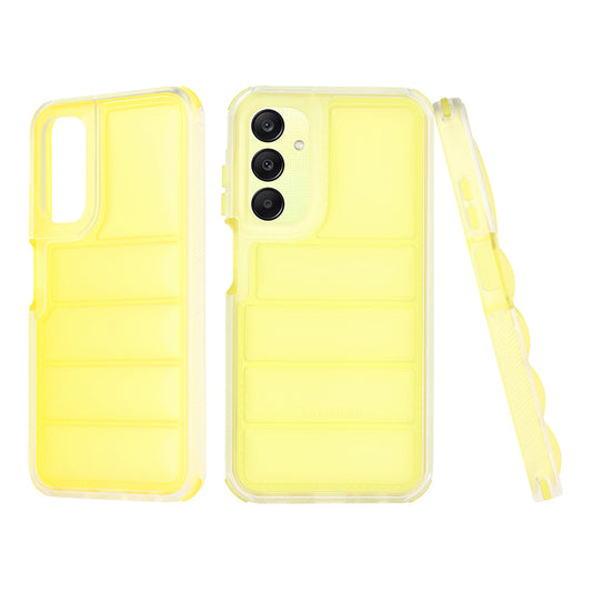 Case for Samsung Galaxy A25 A256, Techsuit, Wave Shield, Yellow