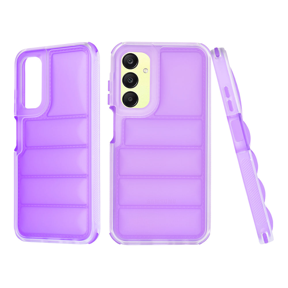 Case for Samsung Galaxy A25 A256, Techsuit, Wave Shield, Purple