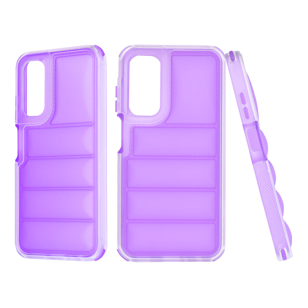 Case for Samsung Galaxy A25 A256, Techsuit, Wave Shield, Purple