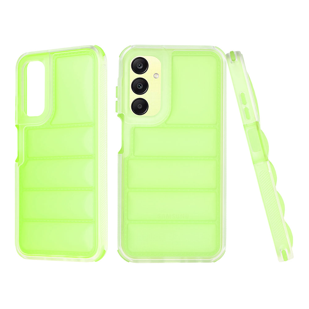 Case for Samsung Galaxy A25 A256, Techsuit, Wave Shield, Green