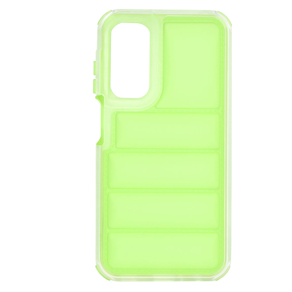 Case for Samsung Galaxy A25 A256, Techsuit, Wave Shield, Green