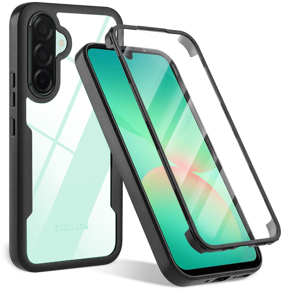 Case for Samsung Galaxy A26 A266, Techsuit, ColorVerse 360, Black