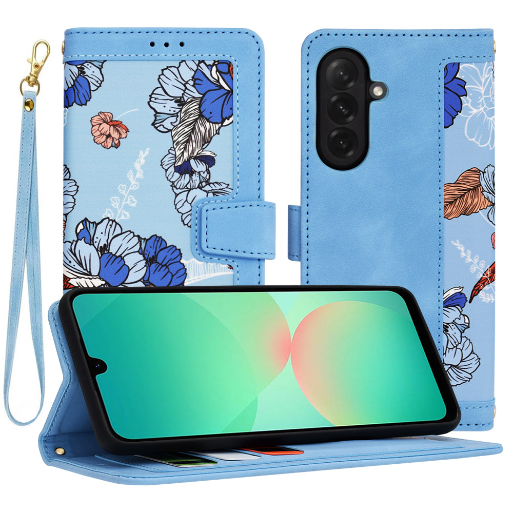 Case for Samsung Galaxy A26 A266, Techsuit, FlipCraft, Blue