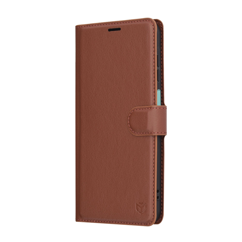 Case for Samsung Galaxy A26 A266, Techsuit, Leather Folio, Brown