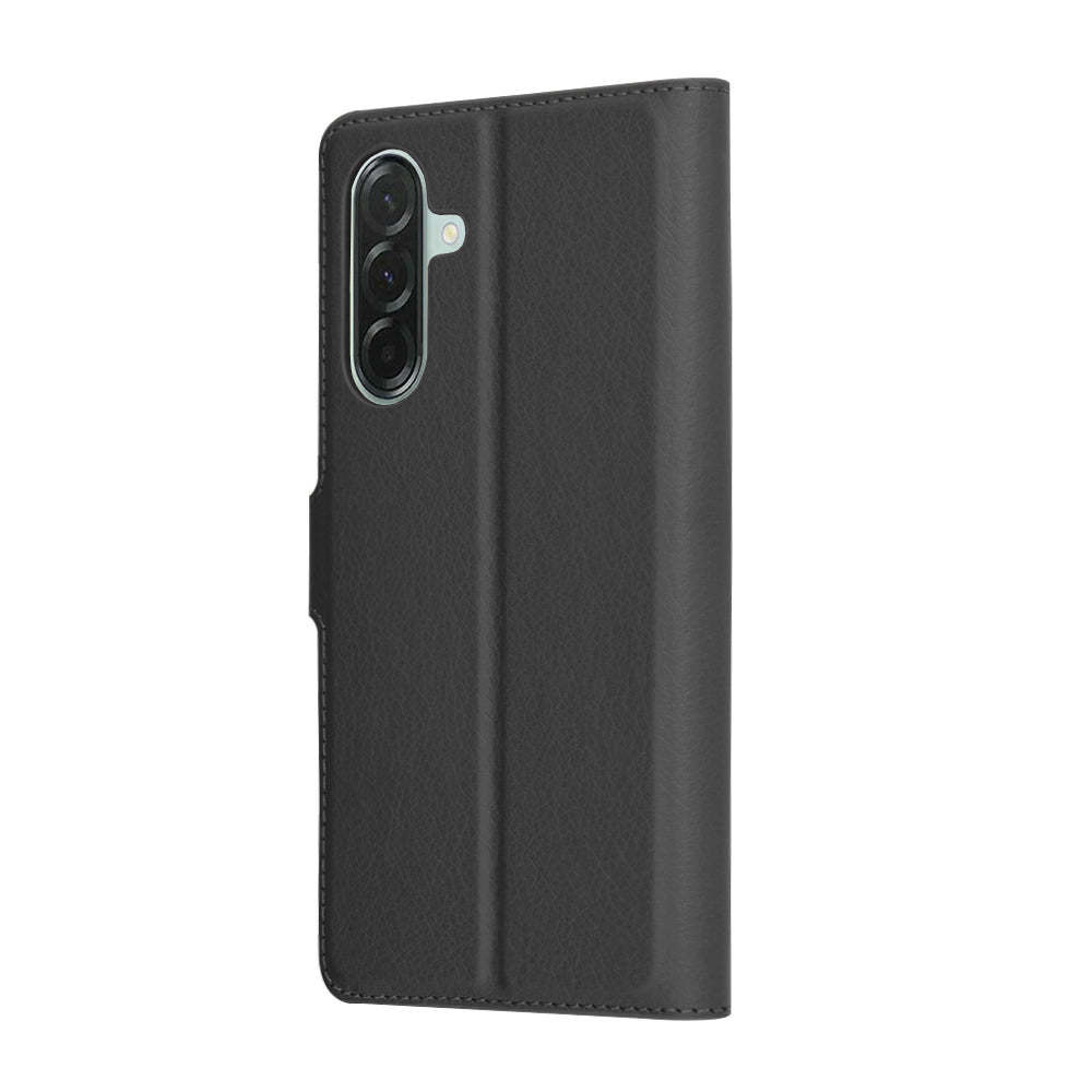 Case for Samsung Galaxy A26 A266, Techsuit, Leather Folio, Black