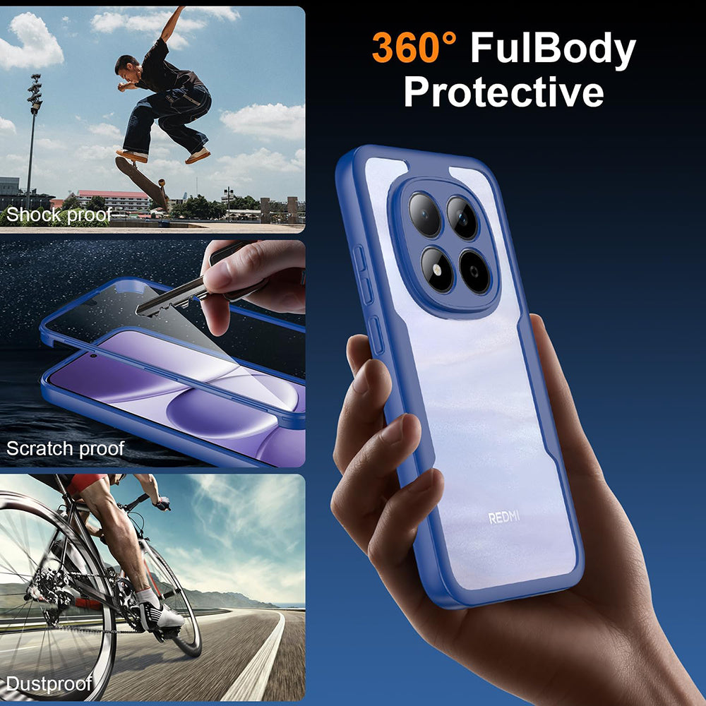 Case for Samsung Galaxy A27 5G, Techsuit, ColorVerse 360, Blue