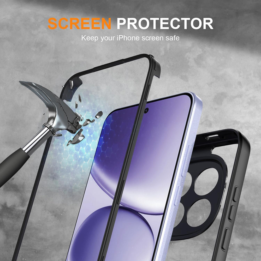 Case for Samsung Galaxy A27 5G, Techsuit, ColorVerse 360, Black