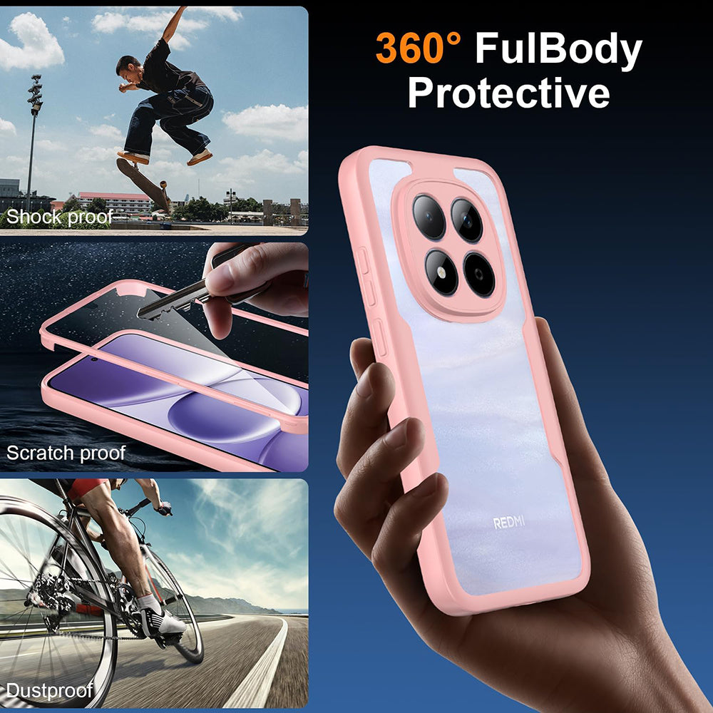Case for Samsung Galaxy A27 5G, Techsuit, ColorVerse 360, Pink