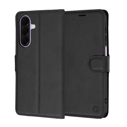 Case for Samsung Galaxy A27 5G, Techsuit, Leather Folio, Black
