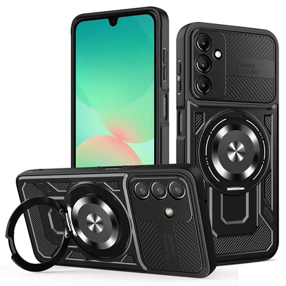 Case for Samsung Galaxy A27 5G, Techsuit, RuggedCam, Black