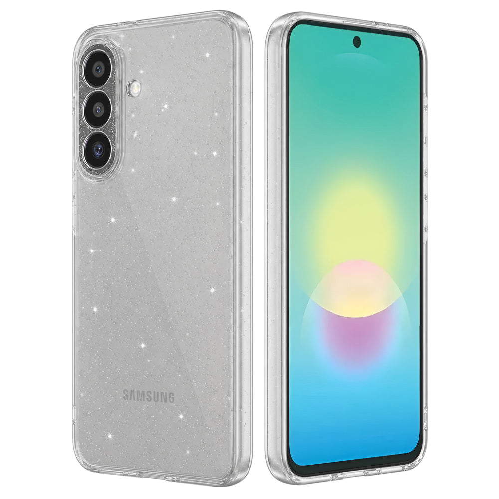 Case for Samsung Galaxy A27 5G, Techsuit, SparkleSkin, Transparent