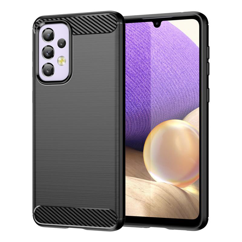 Case for Samsung Galaxy A32 5G A326, Techsuit, Carbon, Black