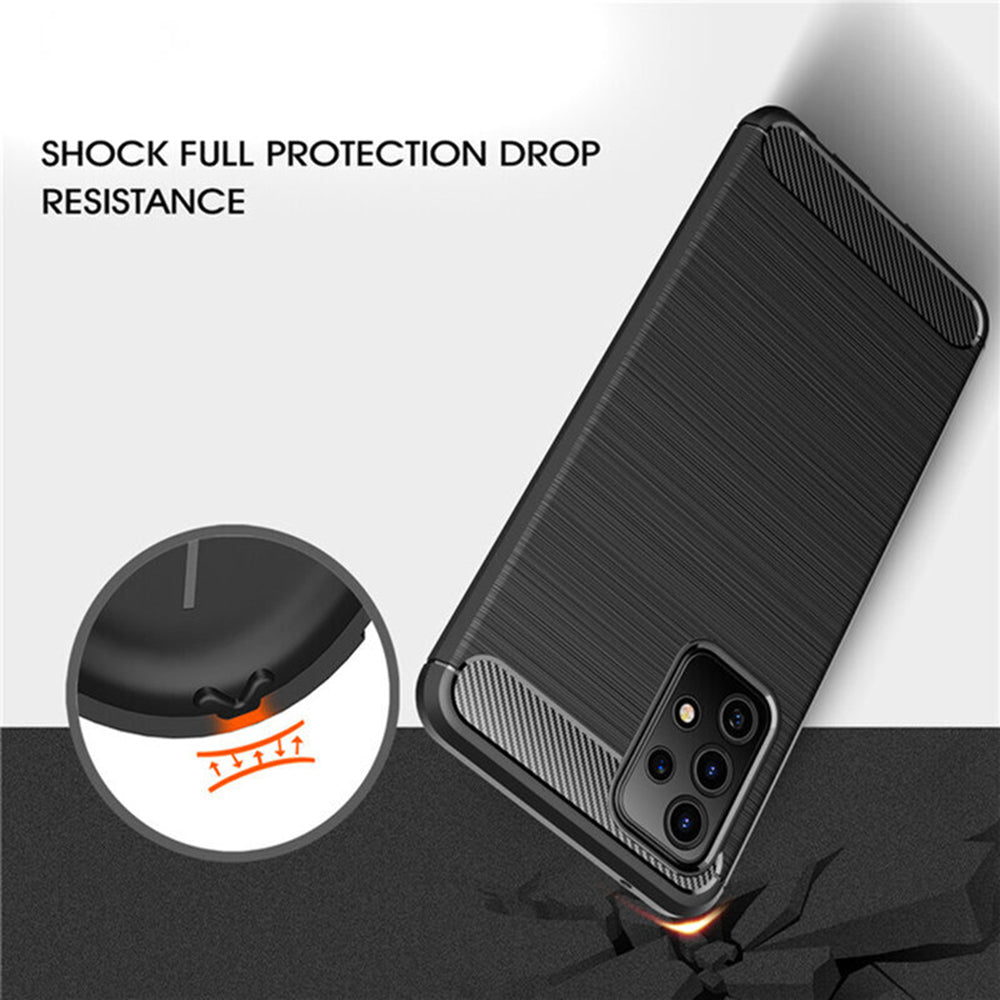 Case for Samsung Galaxy A32 5G A326, Techsuit, Carbon, Black
