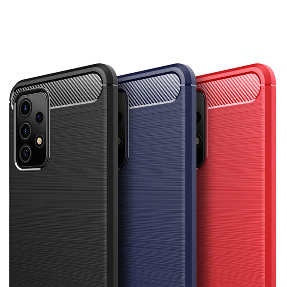 Case for Samsung Galaxy A32 5G A326, Techsuit, Carbon, Black