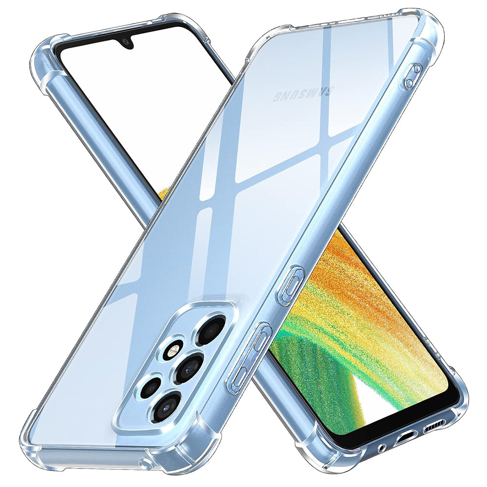 Case for Samsung Galaxy A33 5G A336, Techsuit, Shockproof Clear, Transparent