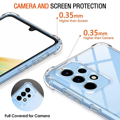 Case for Samsung Galaxy A33 5G A336, Techsuit, Shockproof Clear, Transparent